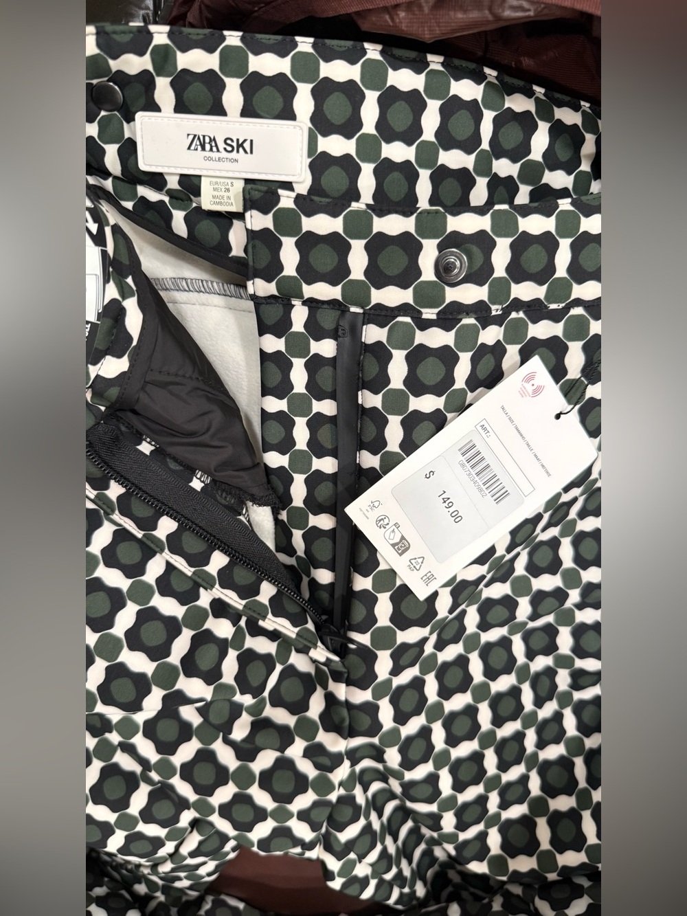 ZARA FLARE WATER RESISTANT WINDPROOF RECCO® TECHNOLOGY SKI COLLECTION PANTS - Picture 12 of 13